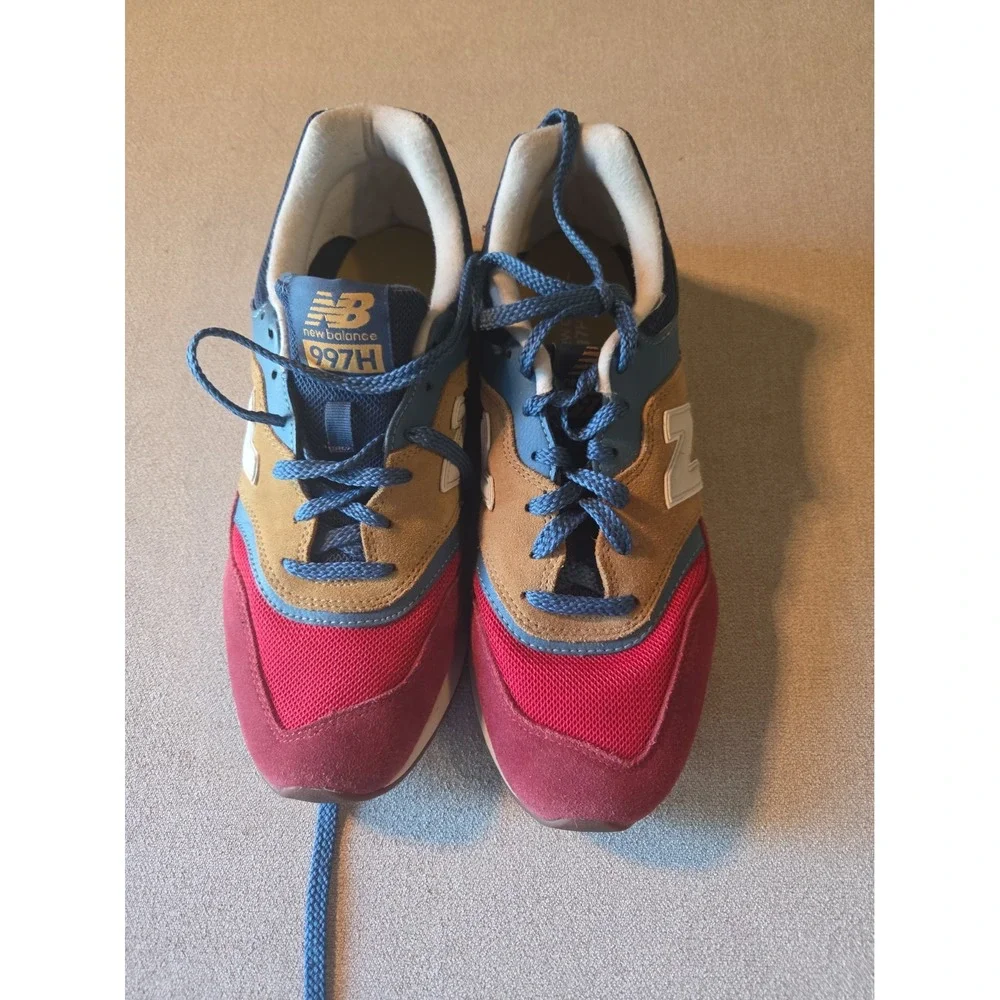 New Balance 997H Workwear Red Blue Yellow Mens Size 10 Sneaker CM997HVT Low Top